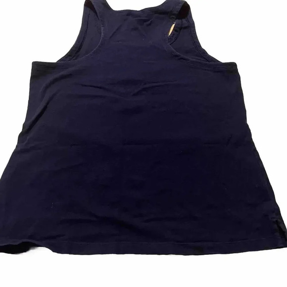 Nike Black Classic Embroidery Logo Tank Size Med VTG Active Athletic - Picture 3 of 4